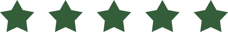 5 green stars
